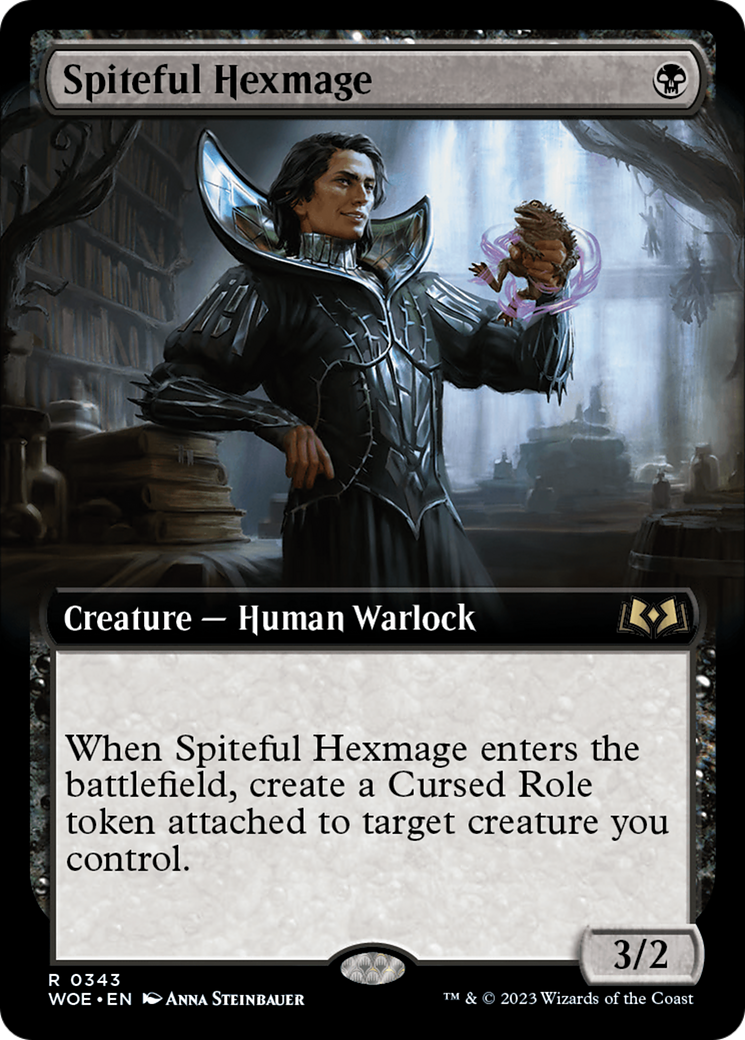 Spiteful Hexmage (Extended Art) [Wilds of Eldraine] | Odin's Place