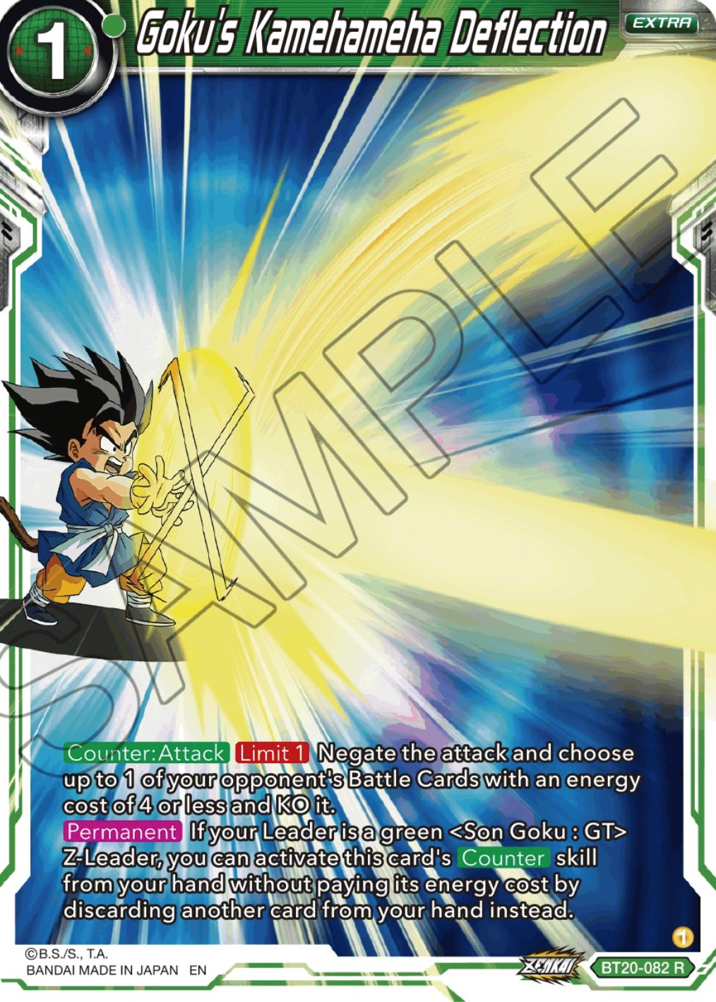 Goku's Kamehameha Deflection (BT20-082) [Power Absorbed] | Odin's Place
