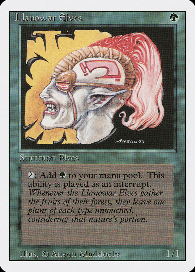 Llanowar Elves (211) [Revised Edition] | Odin's Place