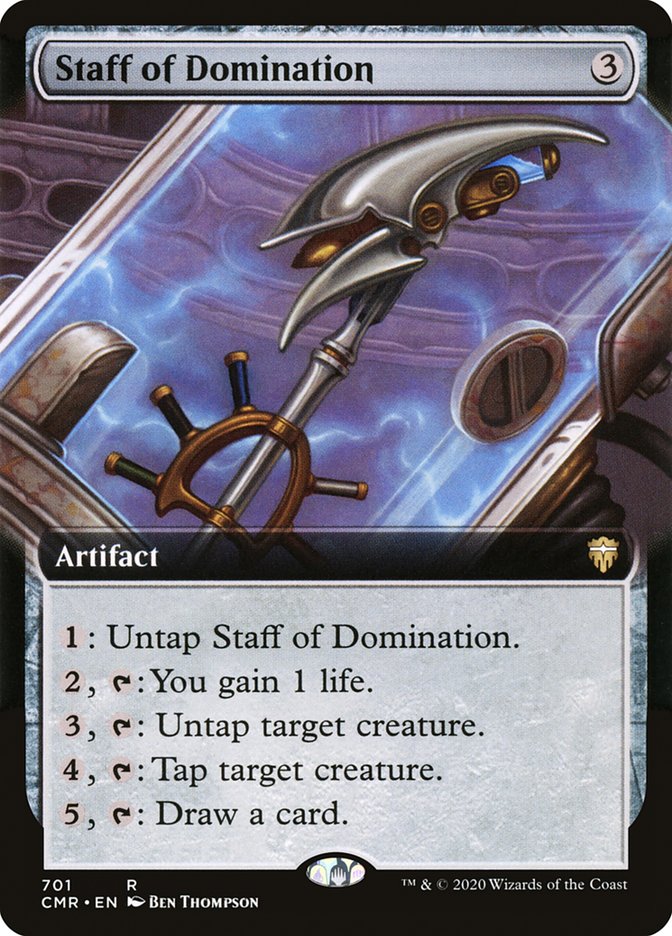 Staff of Domination (Extended Art) [Commander Legends] | Odin's Place
