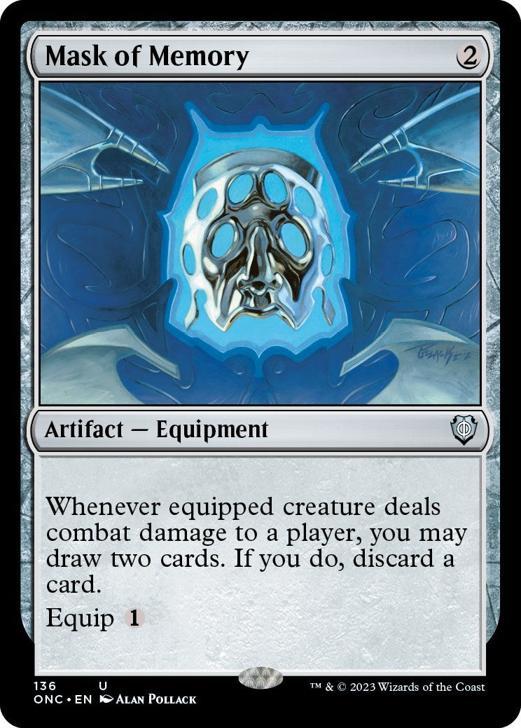 Mask of Memory [Phyrexia: All Will Be One Commander] | Odin's Place