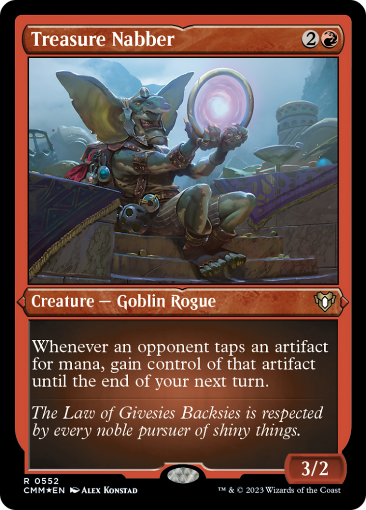 Treasure Nabber (Foil Etched) [Commander Masters] | Odin's Place