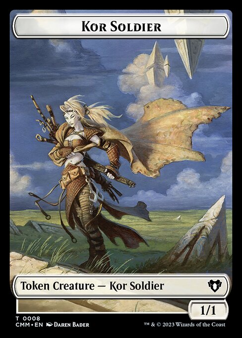 Eldrazi // Kor Soldier Double-Sided Token [Commander Masters Tokens] | Odin's Place