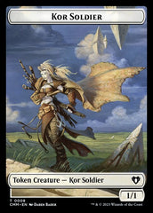 Eldrazi // Kor Soldier Double-Sided Token [Commander Masters Tokens] | Odin's Place
