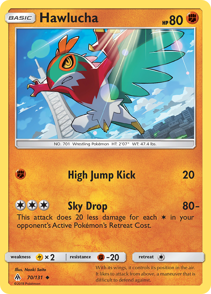Hawlucha (70/131) [Sun & Moon: Forbidden Light] | Odin's Place