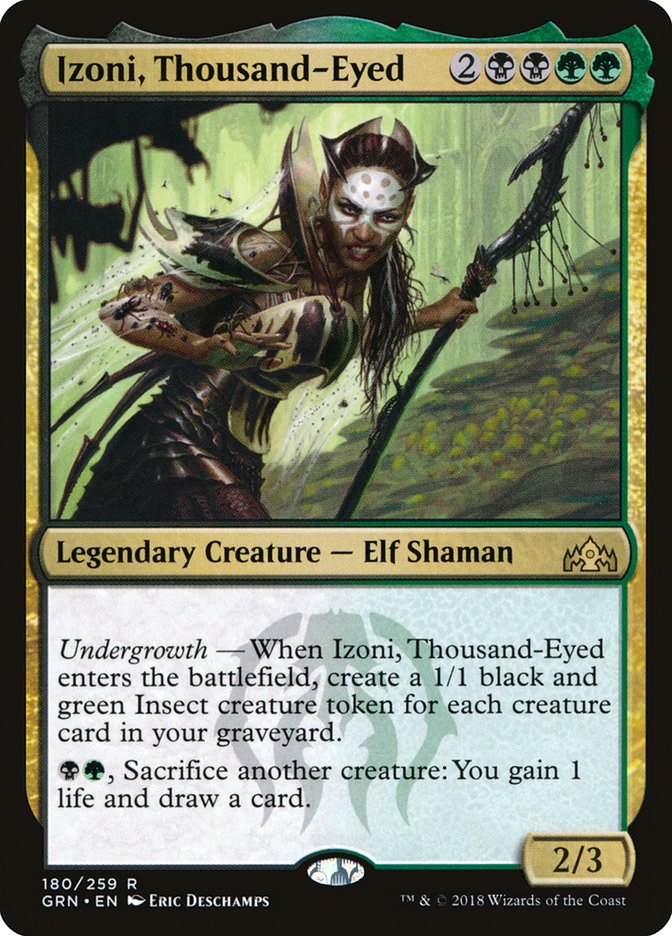 Izoni, Thousand-Eyed (180) [Guilds of Ravnica] | Odin's Place