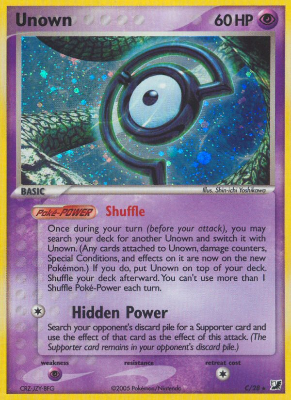Unown (C) (C/28) [EX: Unseen Forces] | Odin's Place