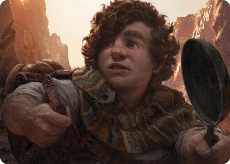 Sam, Loyal Attendant Art Card [The Lord of the Rings: Tales of Middle-earth Art Series] | Odin's Place