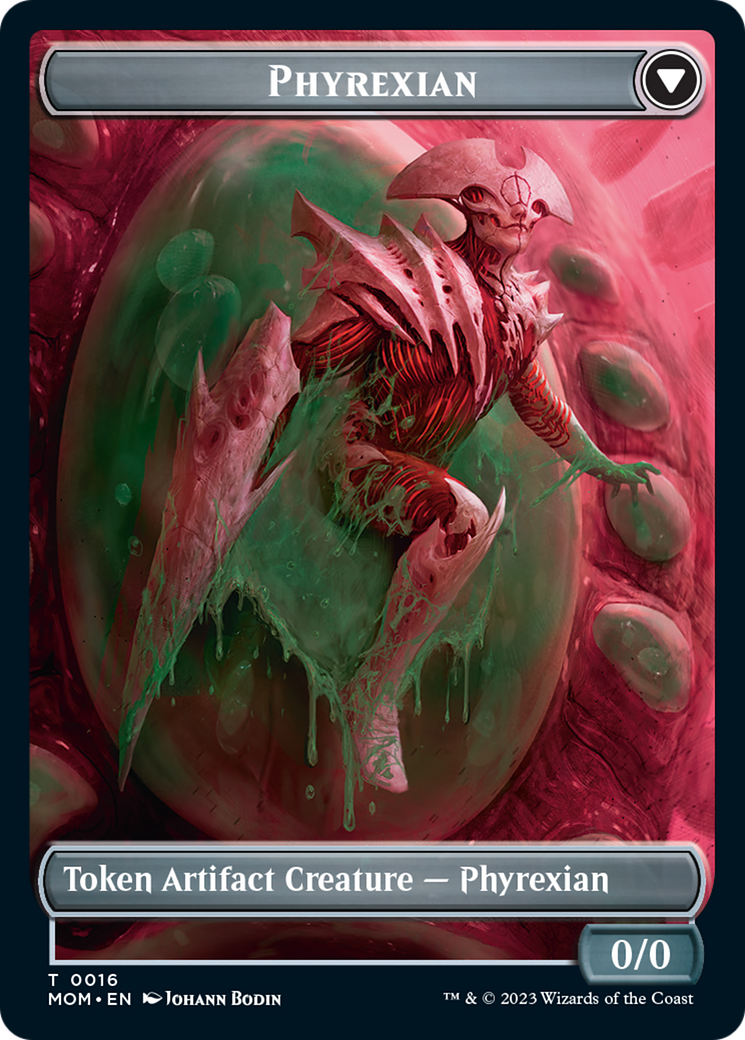 Incubator // Phyrexian (16) Double-Sided Token [March of the Machine Tokens] | Odin's Place