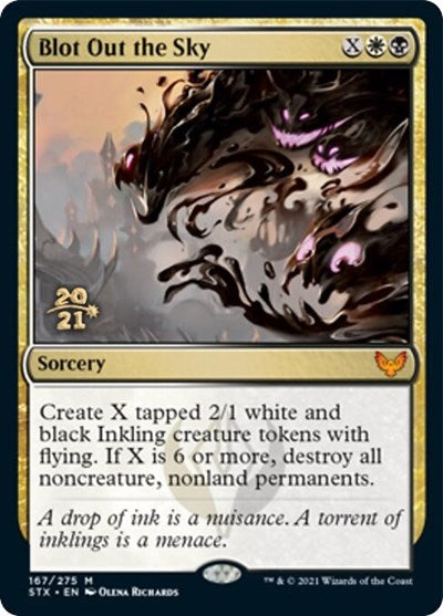 Blot Out the Sky [Strixhaven: School of Mages Prerelease Promos] | Odin's Place