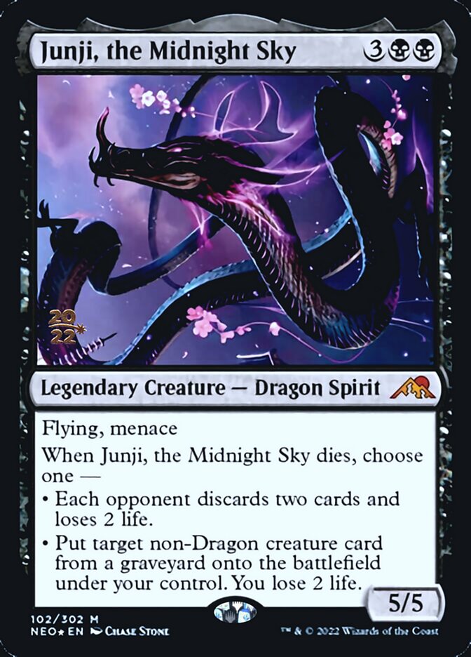 Junji, the Midnight Sky [Kamigawa: Neon Dynasty Prerelease Promos] | Odin's Place