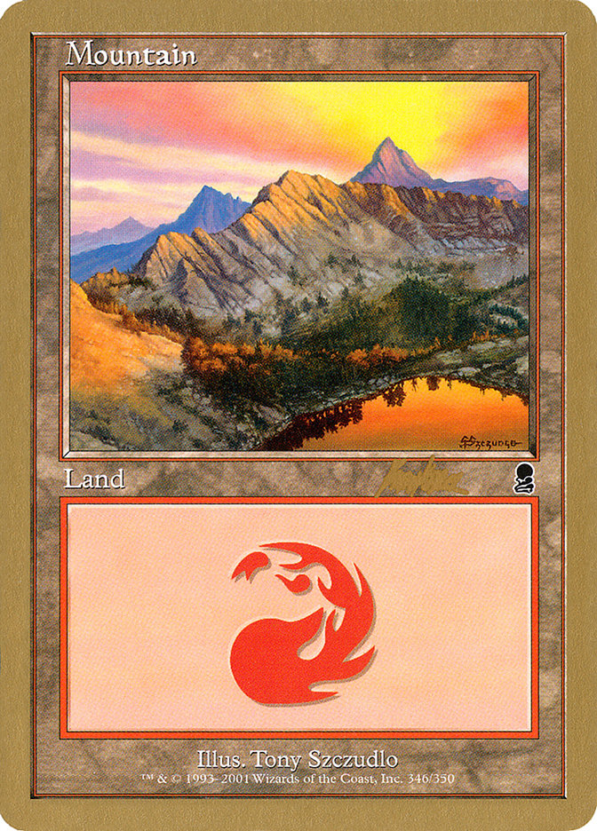 Mountain (bk346) (Brian Kibler) [World Championship Decks 2002] | Odin's Place