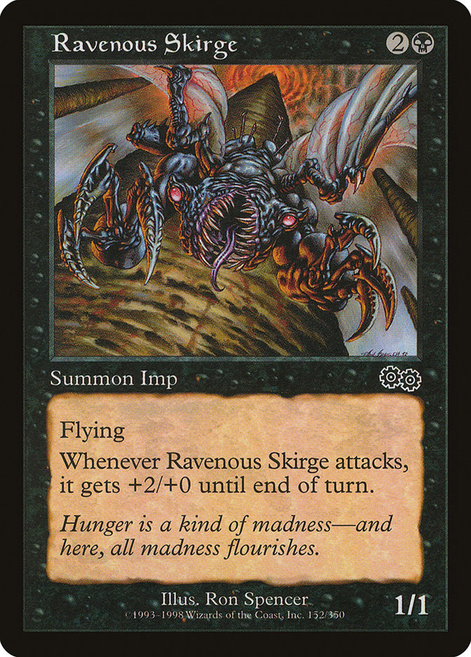 Ravenous Skirge (152) [Urza's Saga] | Odin's Place