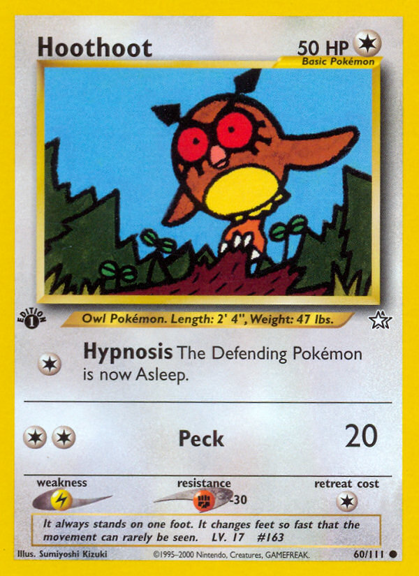 Hoothoot (60/111) [Neo Genesis 1st Edition] | Odin's Place