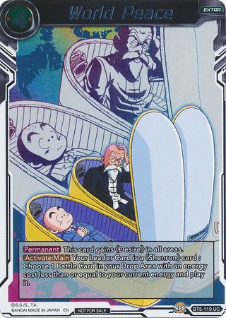 World Peace (Event Pack 4) (BT5-119) [Promotion Cards] | Odin's Place