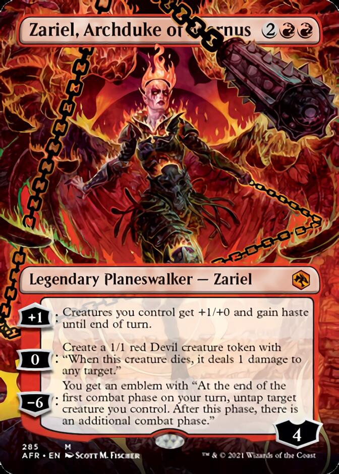 Zariel, Archduke of Avernus (Borderless) [Dungeons & Dragons: Adventures in the Forgotten Realms] | Odin's Place