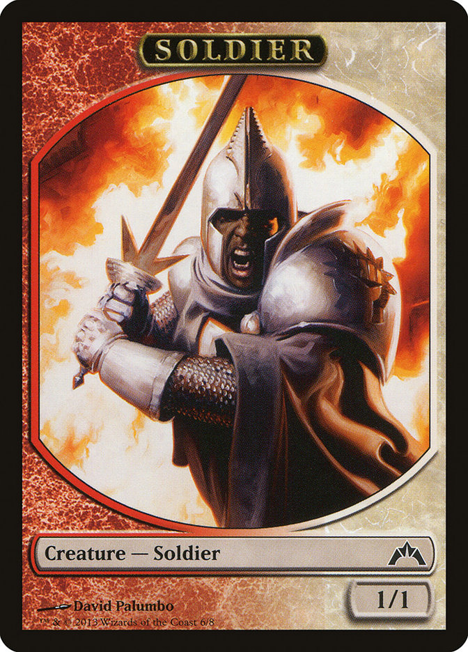 Soldier Token (6) [Gatecrash Tokens] | Odin's Place
