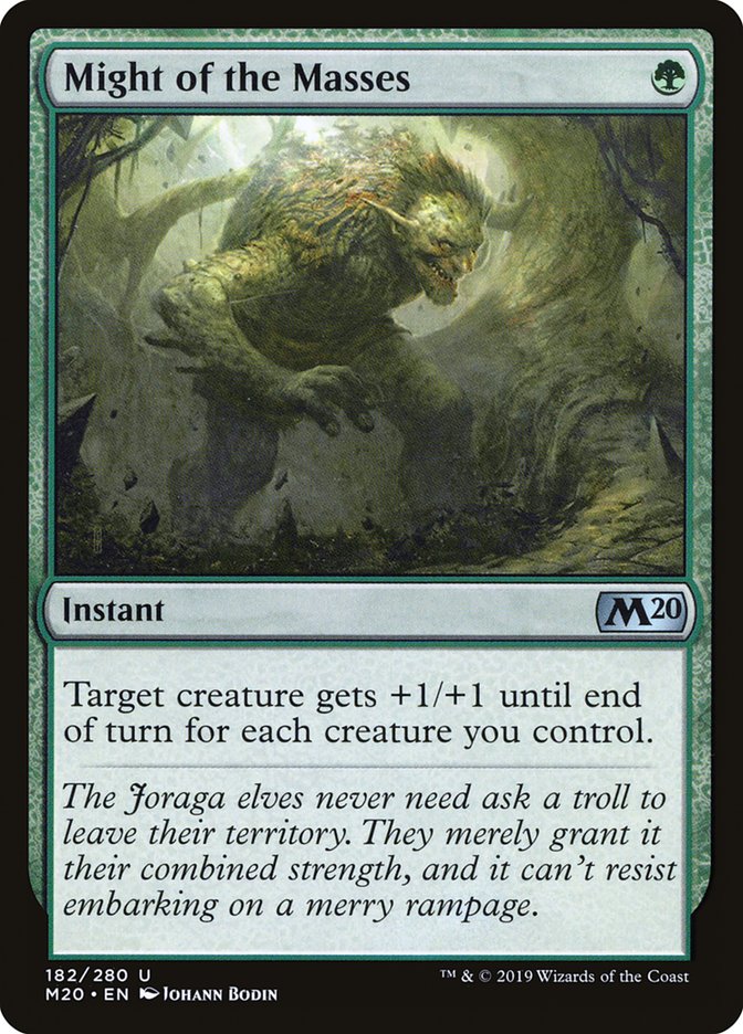 Might of the Masses [Core Set 2020] | Odin's Place