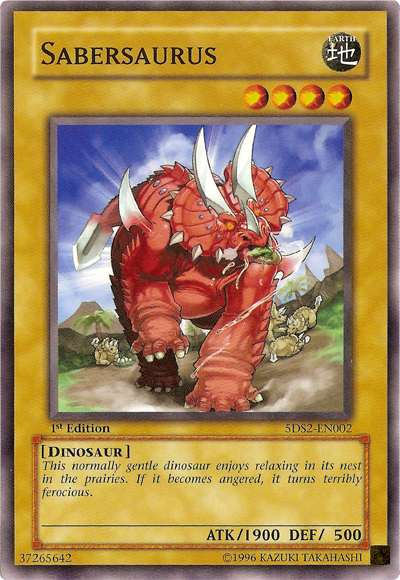 Sabersaurus [5DS2-EN002] Common | Odin's Place