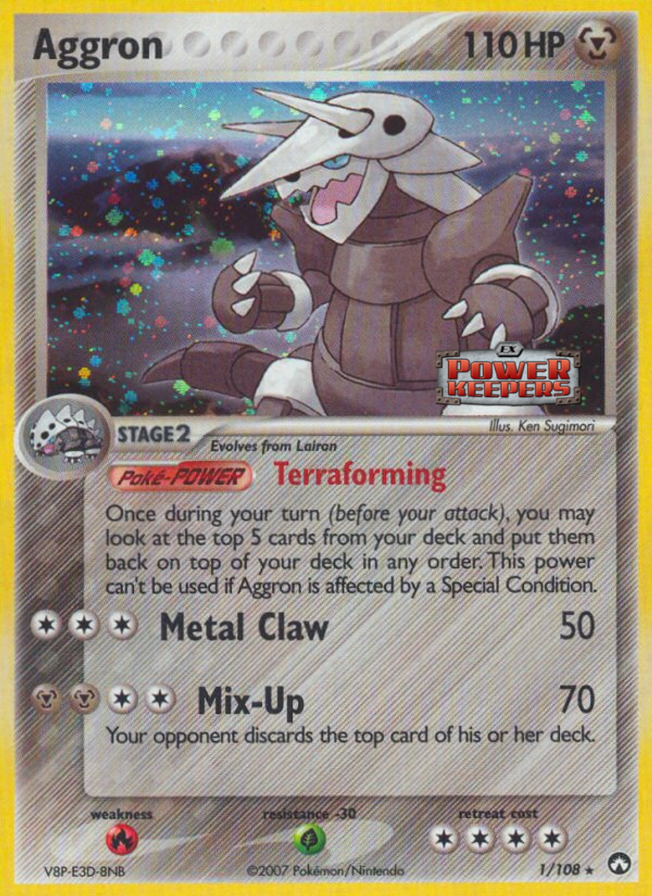 Aggron (1/108) (Stamped) [EX: Power Keepers] | Odin's Place