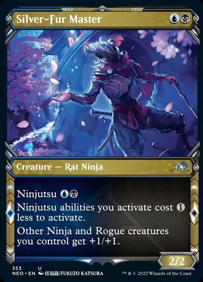 Silver-Fur Master (Showcase Ninja) [Kamigawa: Neon Dynasty] | Odin's Place