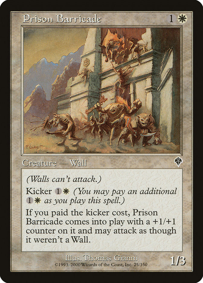 Prison Barricade (25) [Invasion] | Odin's Place