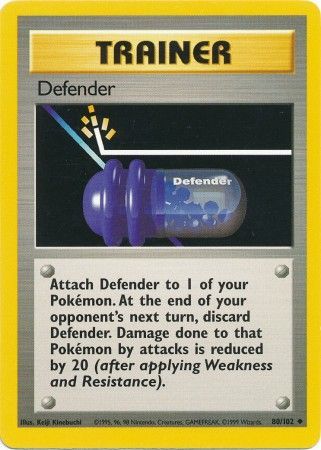 Defender (80/102) [Base Set Unlimited] | Odin's Place