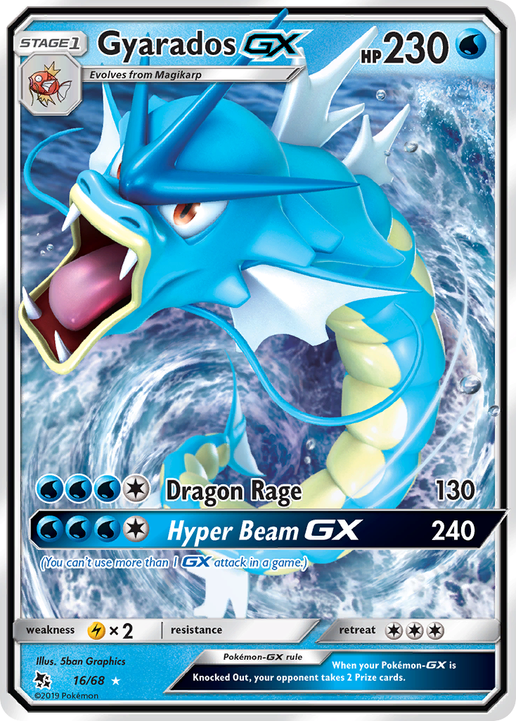 Gyarados GX (16/68) [Sun & Moon: Hidden Fates] | Odin's Place