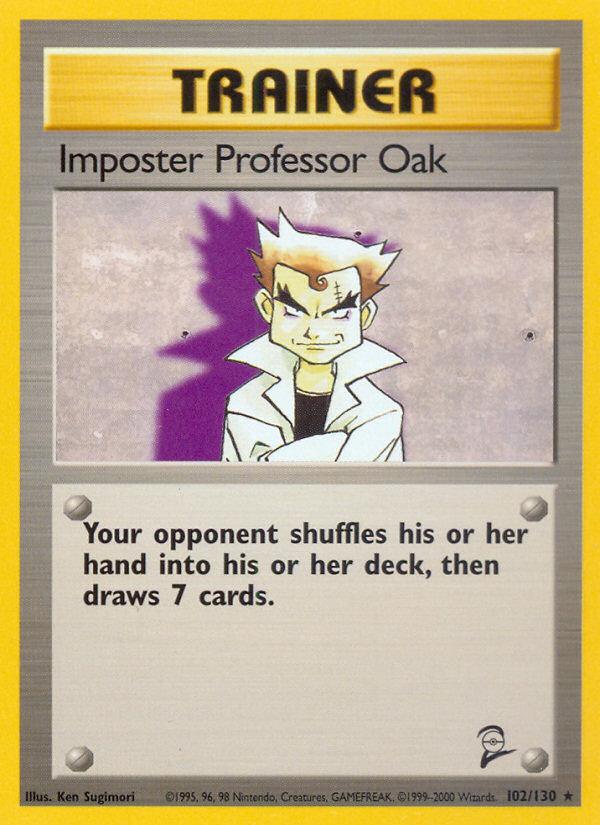 Imposter Professor Oak (102/130) [Base Set 2] | Odin's Place