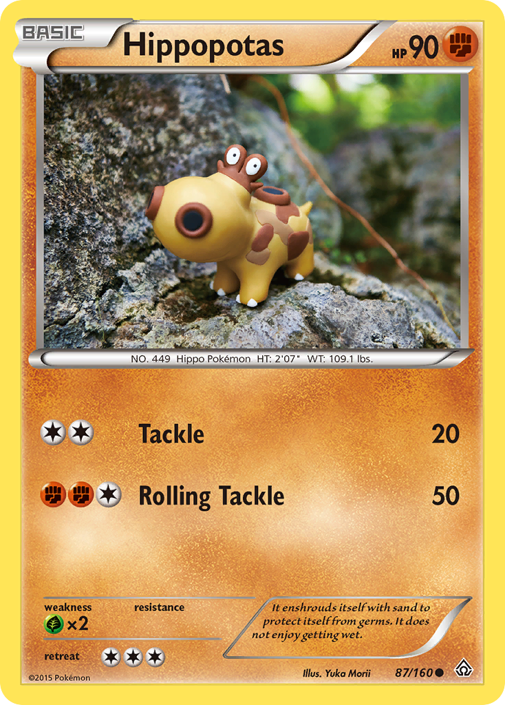 Hippopotas (87/160) [XY: Primal Clash] | Odin's Place