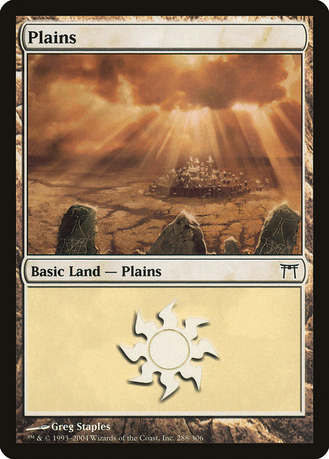 Plains (288) [Champions of Kamigawa] | Odin's Place