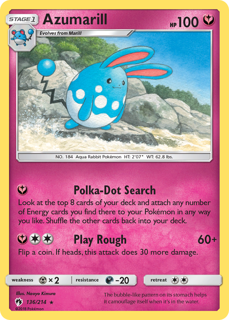 Azumarill (136/214) [Sun & Moon: Lost Thunder] | Odin's Place