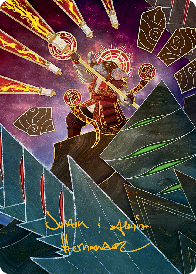 Quintorius, Loremaster Art Card (63) (Gold-Stamped Signature) [March of the Machine Art Series] | Odin's Place