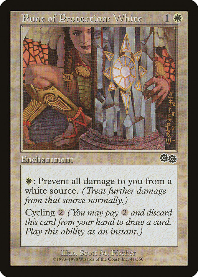 Rune of Protection: White (41) [Urza's Saga] | Odin's Place