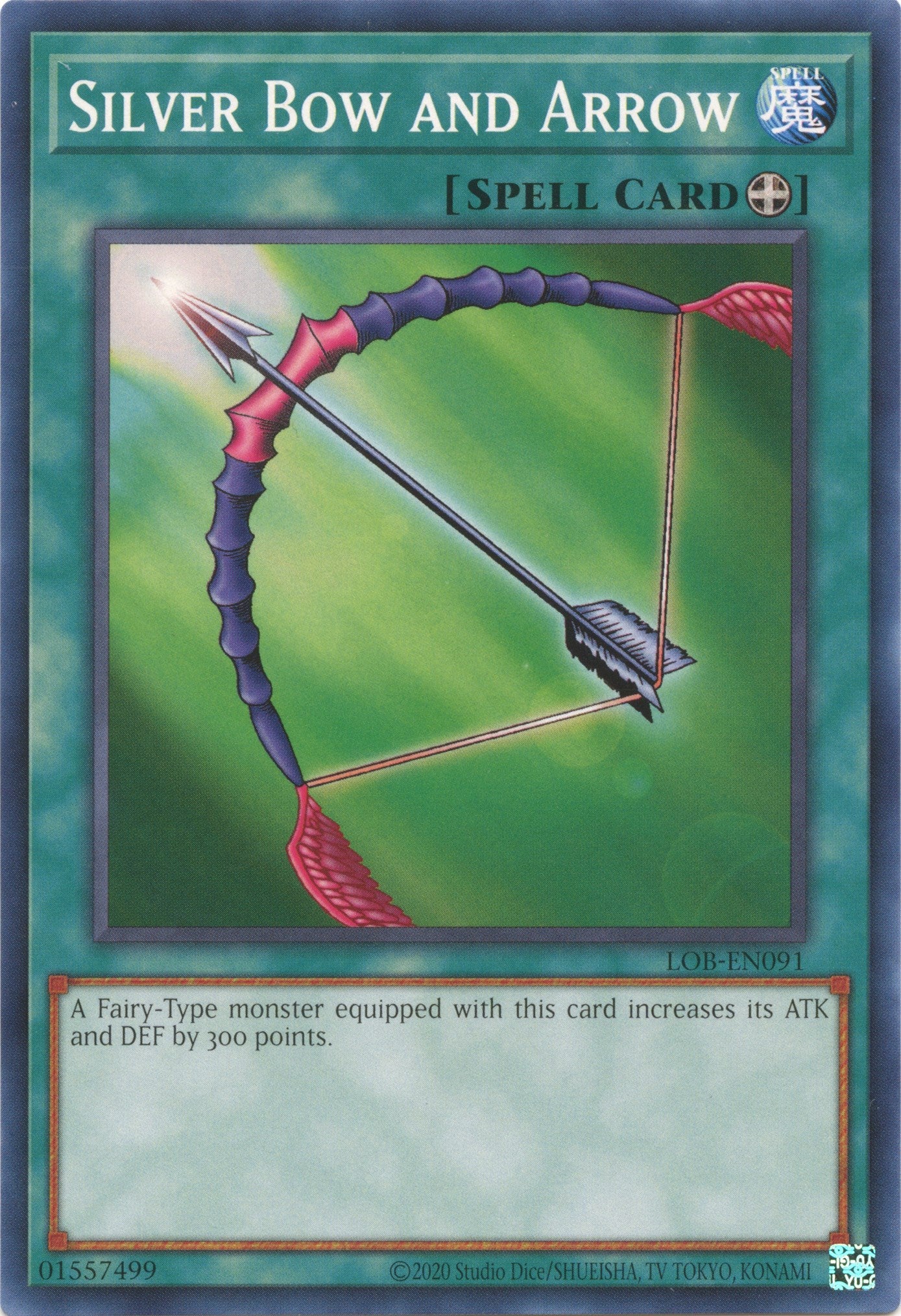 Silver Bow and Arrow (25th Anniversary) [LOB-EN091] Common | Odin's Place
