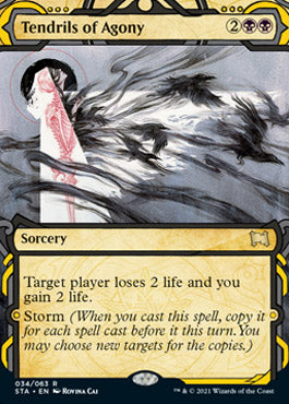 Tendrils of Agony (Foil Etched) [Strixhaven: School of Mages Mystical Archive] | Odin's Place
