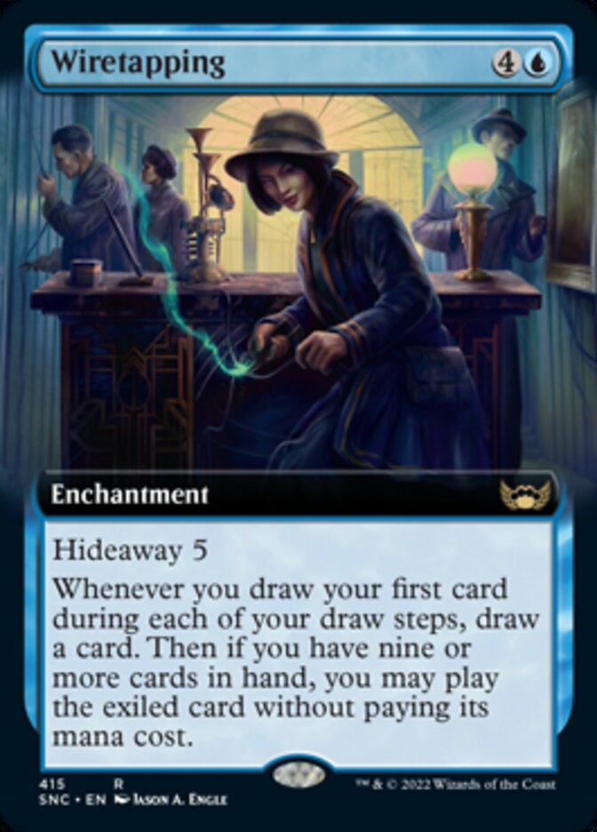 Wiretapping (Extended Art) [Streets of New Capenna] | Odin's Place