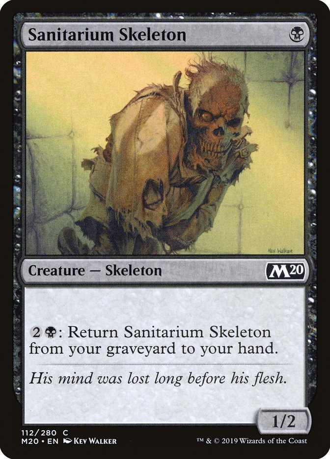 Sanitarium Skeleton [Core Set 2020] | Odin's Place