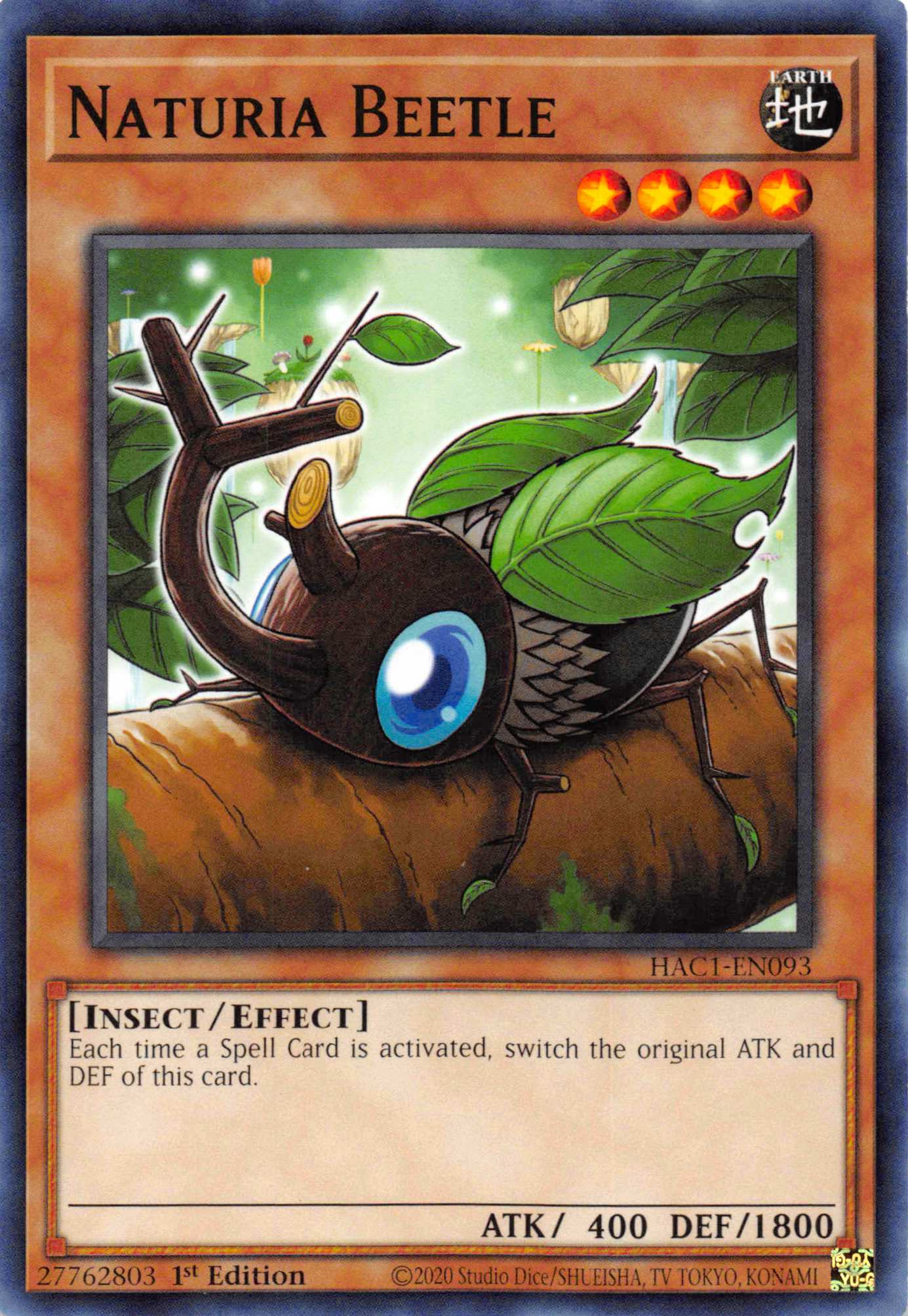 Naturia Beetle [HAC1-EN093] Common | Odin's Place