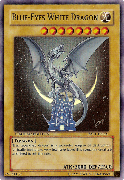 Blue-Eyes White Dragon [YAP1-EN001] Ultra Rare | Odin's Place