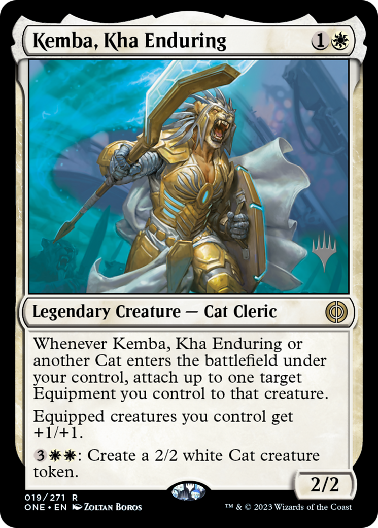Kemba, Kha Enduring (Promo Pack) [Phyrexia: All Will Be One Promos] | Odin's Place