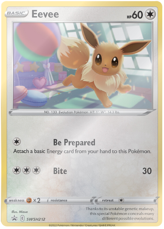 Eevee (SWSH212) [Sword & Shield: Black Star Promos] | Odin's Place