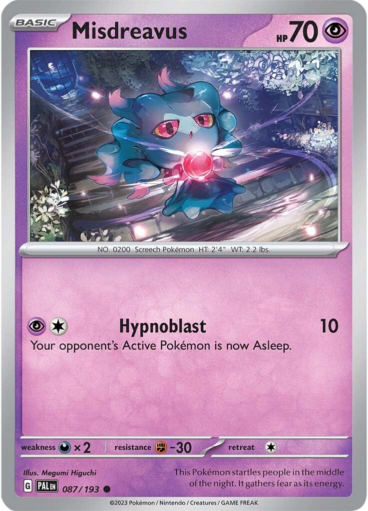 Misdreavus (087/193) [Scarlet & Violet: Paldea Evolved] | Odin's Place