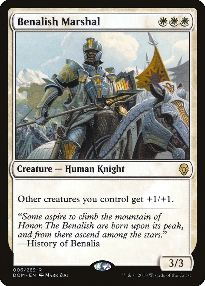 Benalish Marshal (6) [Dominaria] | Odin's Place