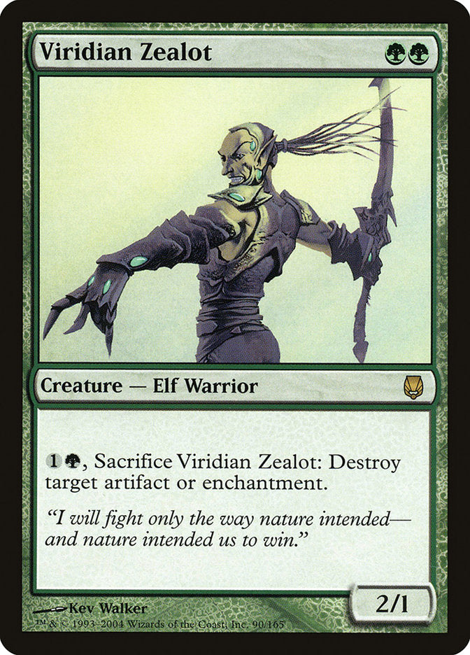 Viridian Zealot (90) [Darksteel] | Odin's Place