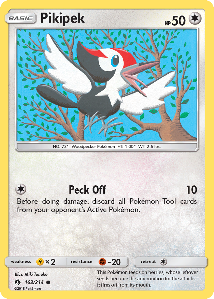 Pikipek (163/214) [Sun & Moon: Lost Thunder] | Odin's Place