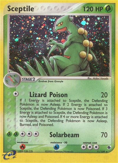 Sceptile (11/109) [EX: Ruby & Sapphire] | Odin's Place