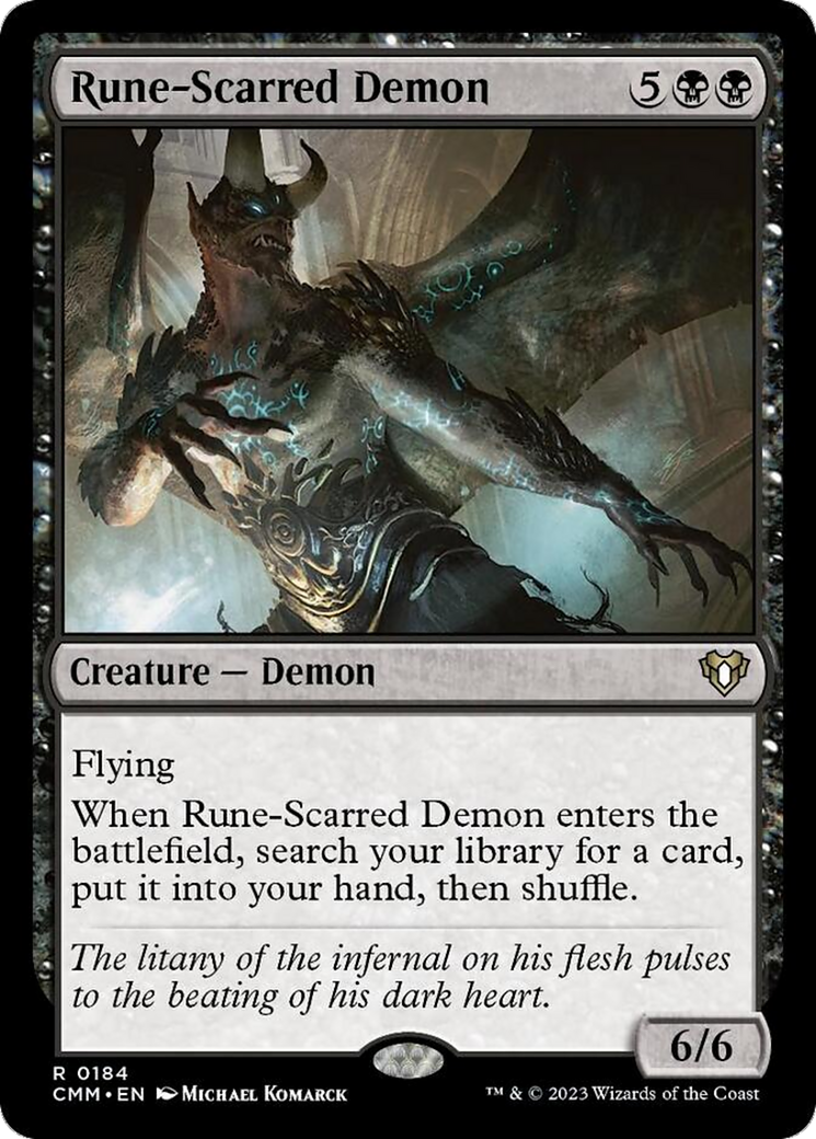 Rune-Scarred Demon [Commander Masters] | Odin's Place