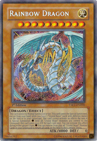 Rainbow Dragon [TAEV-EN006] Secret Rare | Odin's Place