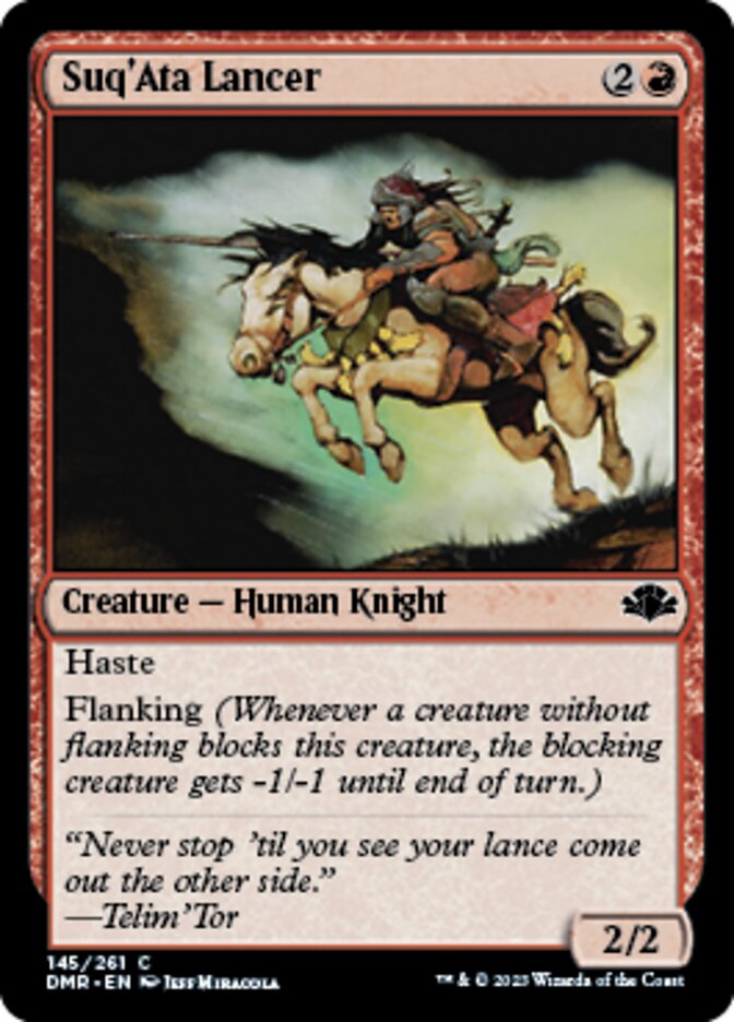 Suq'Ata Lancer [Dominaria Remastered] | Odin's Place